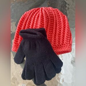 Toddler Knitwear beanie & Kids Gloves